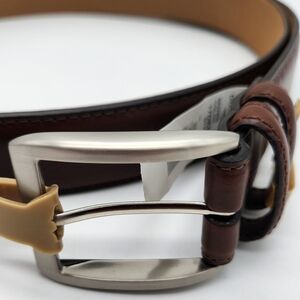 Mens Big and Tall Dockers Leather Belt Size 48 Brand New